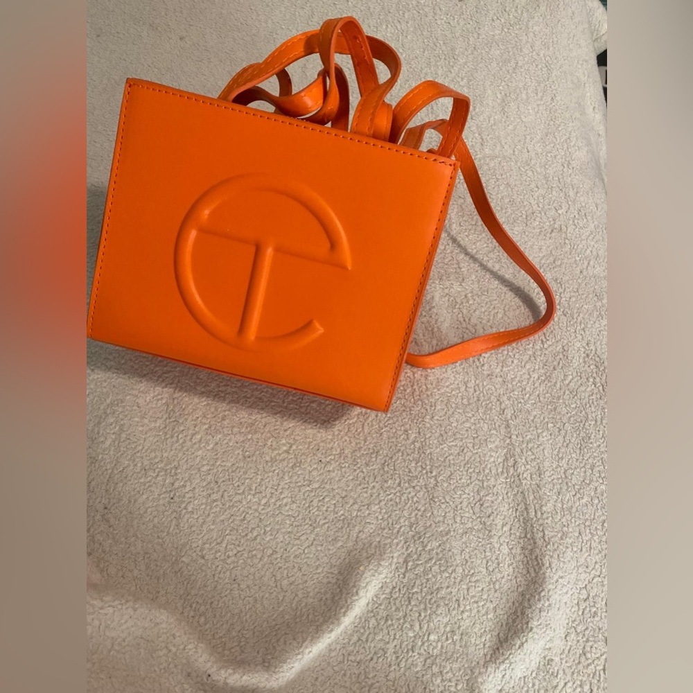Mini Telfar Orange Crossbody Bag  ( small )